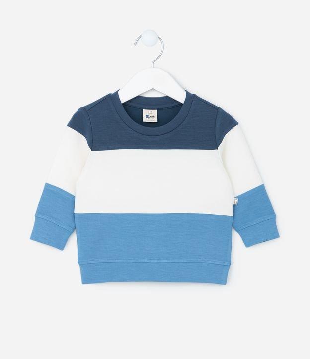 Blusão Infantil em Modal com Recortes - Tam 0 a 18 meses - 1