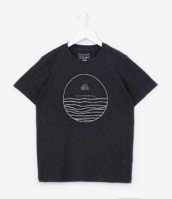 Camiseta Infantil com Estampa Califórnia - Tam 5 a 14 Anos