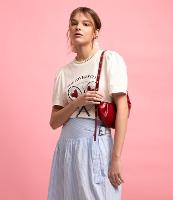 Bolsa Shoulder Pequena em PU com Ilhóses na Alça - 2