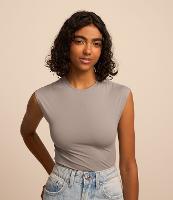 Blusa Básica em Microfibra com Ombro Alongado - 2