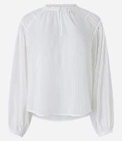 Blusa Texturizada em Chiffon com Detalhe nos Ombros - 1