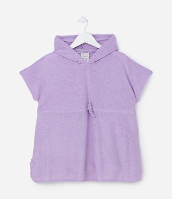 Saída de Praia Infantil Atoalhada com Capuz e Amarração na Cintura - Tam 3 a 16 anos