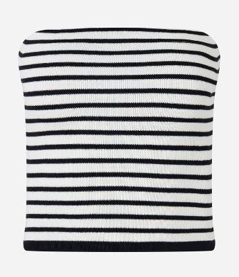 Blusa Tomara Que Caia em Tricô Listrado