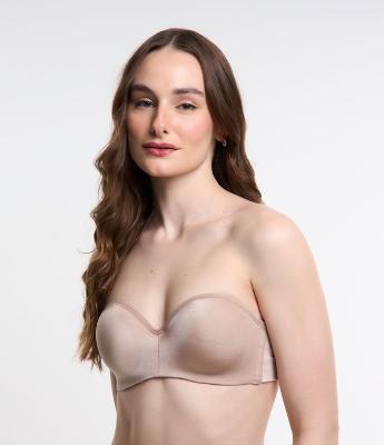 Sutiã Tomara que Caia com Bojo Oco e Fechamento Costas De Millus