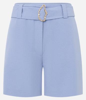 Short Alfaitado com Cinto com FIvela Diferencada