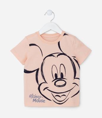 Camiseta Infantil com Estampa do Mickey - Tam 1 a 5 Anos