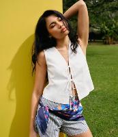 Colete em Viscolinho com Amarração Frontal - 2