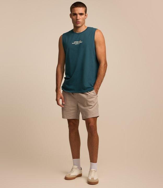 Regata Comfort em Algodão com Estampa Lettering - 2