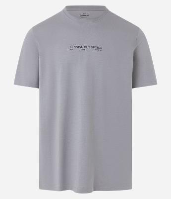 Camiseta Comfort em Algodão Peruano com Estampa Lettering