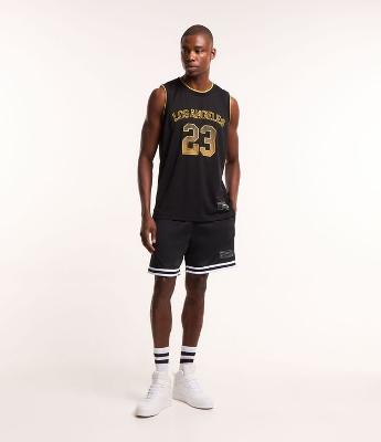 Bermuda Esportiva de Basquete com Detalhe
