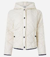 Jaqueta em Microfibra Matelassê com Contraste na Barra - 1