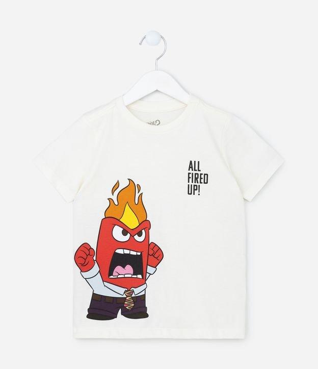 Camiseta Infantil com Estampa Raiva de Divertidamente - Tam 3 a 10 Anos - 1