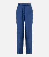 Calça Reta Alfaiatada em Transpasse no Cós - 1