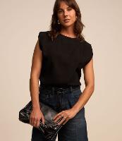 Blusa em Crepe com Franzido no Ombro - 2