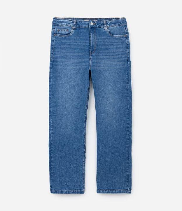 Calça Reta em Jeans com Elastano Curve & Plus Size - 1