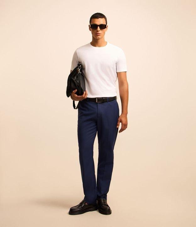 Calça Social em Tricoline com Cós Passante - 2