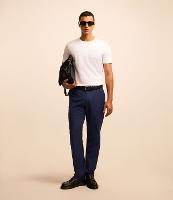 Calça Social em Tricoline com Cós Passante - 2