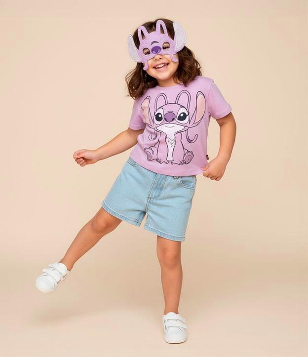 Blusa Infantil com Estampa Angel e Máscara - Tam 5 a 14 Anos - 2