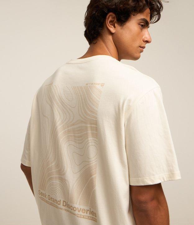 Camiseta Relaxed em Algodão com Estampa de Estátua com Anjinhos - 3