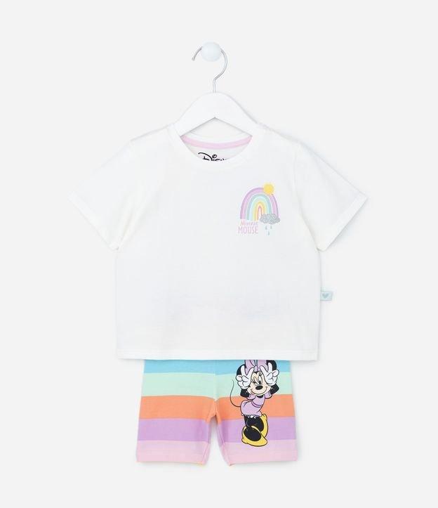 Conjunto Infantil em Algodão com Estampa da Minnie - Tam 1 a 6 Anos - 1