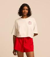 Blusa Cropped em Algodão com Estampa Frente e Costas Nascida no Paraíso - 2
