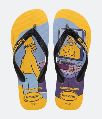 Chinelo Havaianas com Estampa The Simpsons