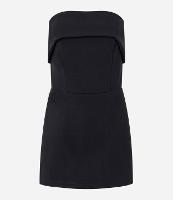 Macaquinho em Crepe com Dobradinho no Decote Tomara que Caia - 1