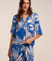 Blusa em Viscose com Estampa Araras Contrastantes - 1