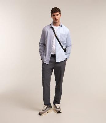 Calça de Alfaiataria com Elastano