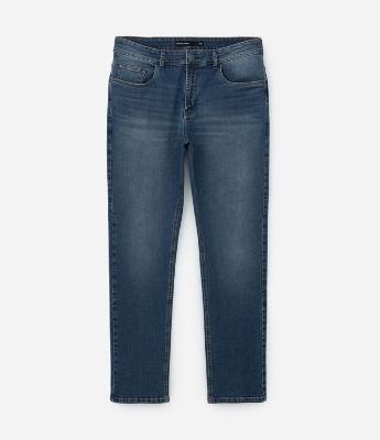 Calça Jeans Básica com Lavagem