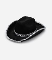 Chapéu Country Boiadeira Infantil com Paetês - Tam U - 1