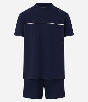 Pijama Curto em Algodão com Detalhes e Recorte - 1