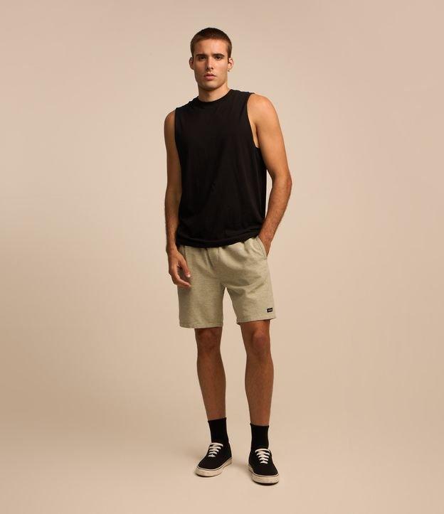 Bermuda em Algodão com Efeito Rajado - 2