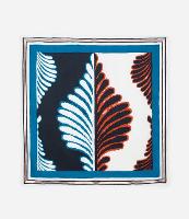 Lenço em Tecido Acetinado com Estampa Nascente - 1