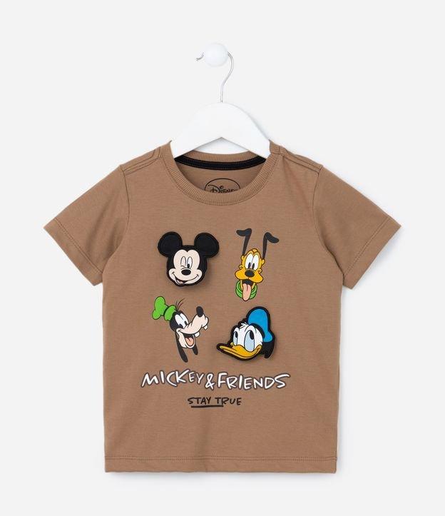 Camiseta Infantil com Estampa do Mickey e Amigos - Tam 1 a 5 Anos - 1