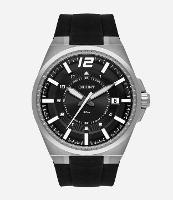 Relógio Orient Analógico com Pulseira em Silicone e Caixa em Aço - 1