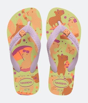 Chinelo Infantil Havaianas com Estampa Bichinhos - Tam 23/24 ao 35/36