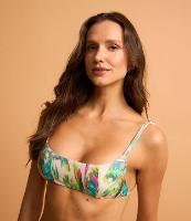 Biquíni Top Camisetinha em Poliamida com Estampa Floral - 3