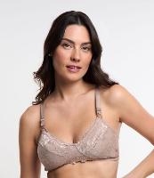 Sutiã Amamentação em Poliamida com Textura Rendada DeMillus - 1