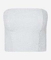 Blusa Tomara que Caia com Textura e Lastex nas Costas - 1