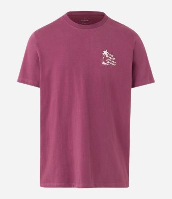 Camiseta Comfort em Malhão com Estampa Lettering