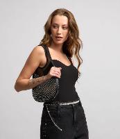 Body em Crepe com Detalhe em Tule e Decote Coração - 2