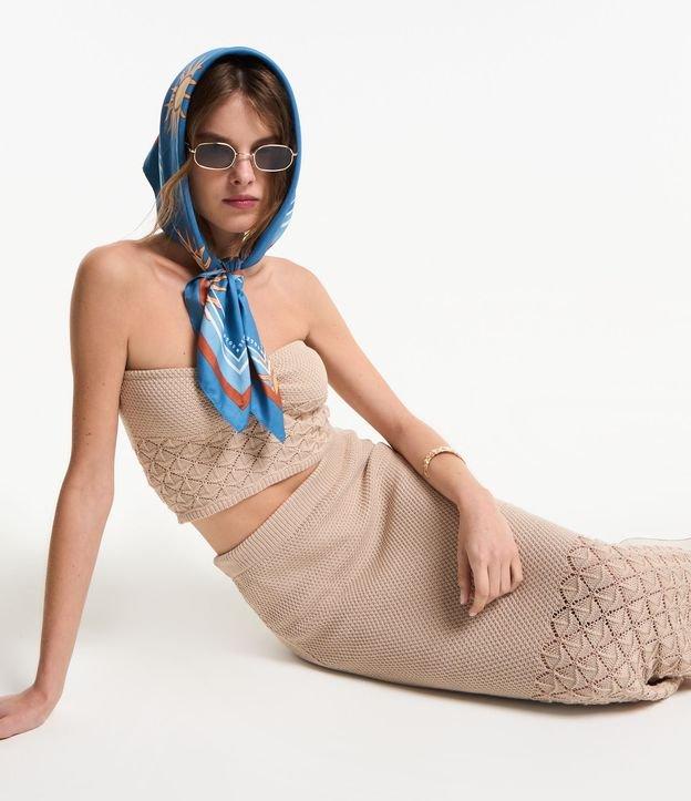 Blusa em Tricô Tomara que Caia e Franzido no Busto - 2