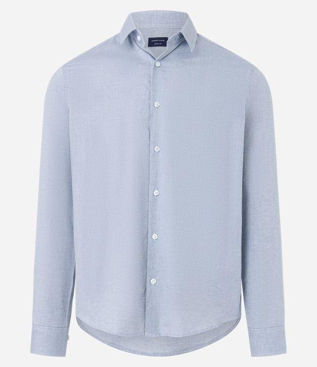 Camisa Regular Básica em Algodão Oxford - 1