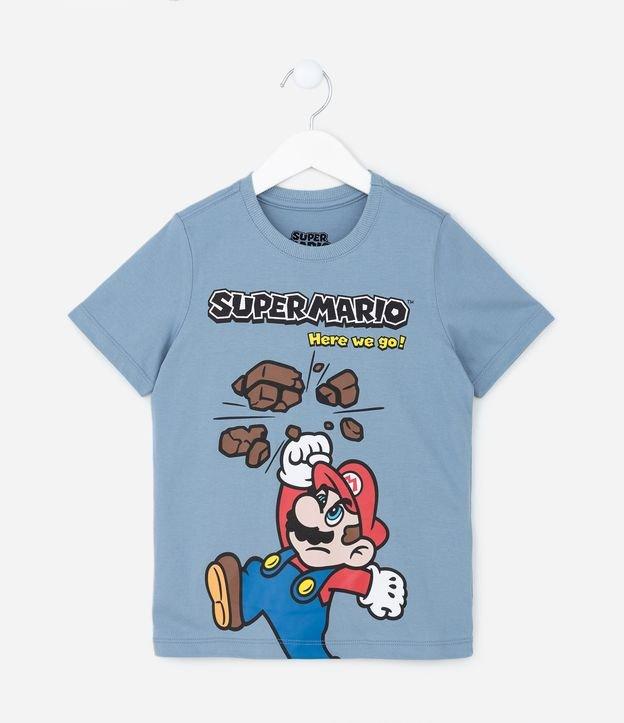 Camiseta Infantil com Estampa do Super Mario - Tam 3 a 10 Anos - 1