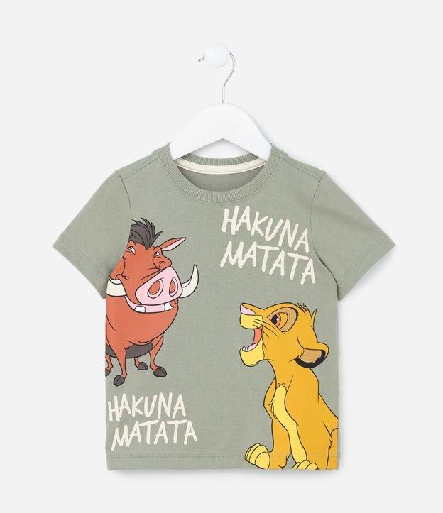 Camiseta Infantil com Estampa Rei Leão - Tam 1 a 5 Anos - 1