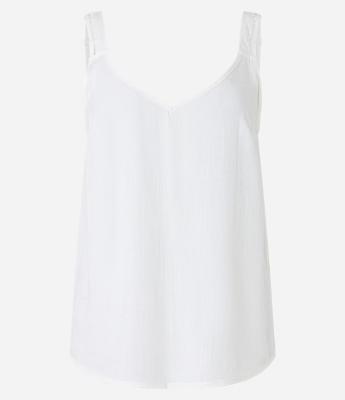 Blusa de Alça Larga em Viscose Texturizada