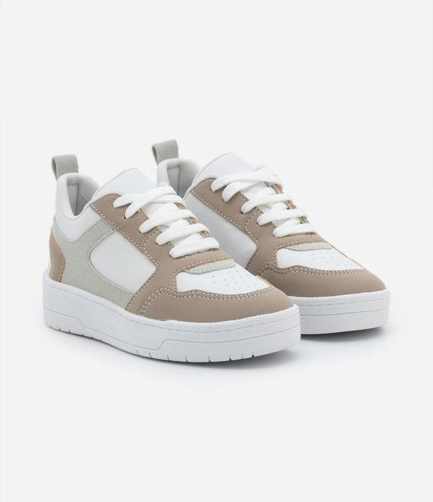 Tênis Infantil em PU com Recortes - Tam 28 a 37 - 1