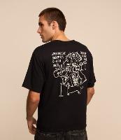 Camiseta Boxy em Algodão com Estampa Banda de Cachorros - 2