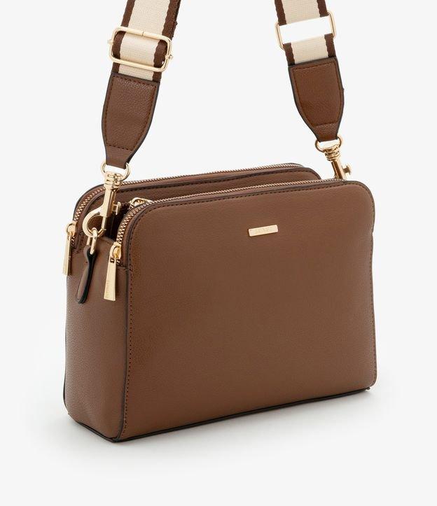 Bolsa Transversal Média em PU com Alça Gorgorão - 1